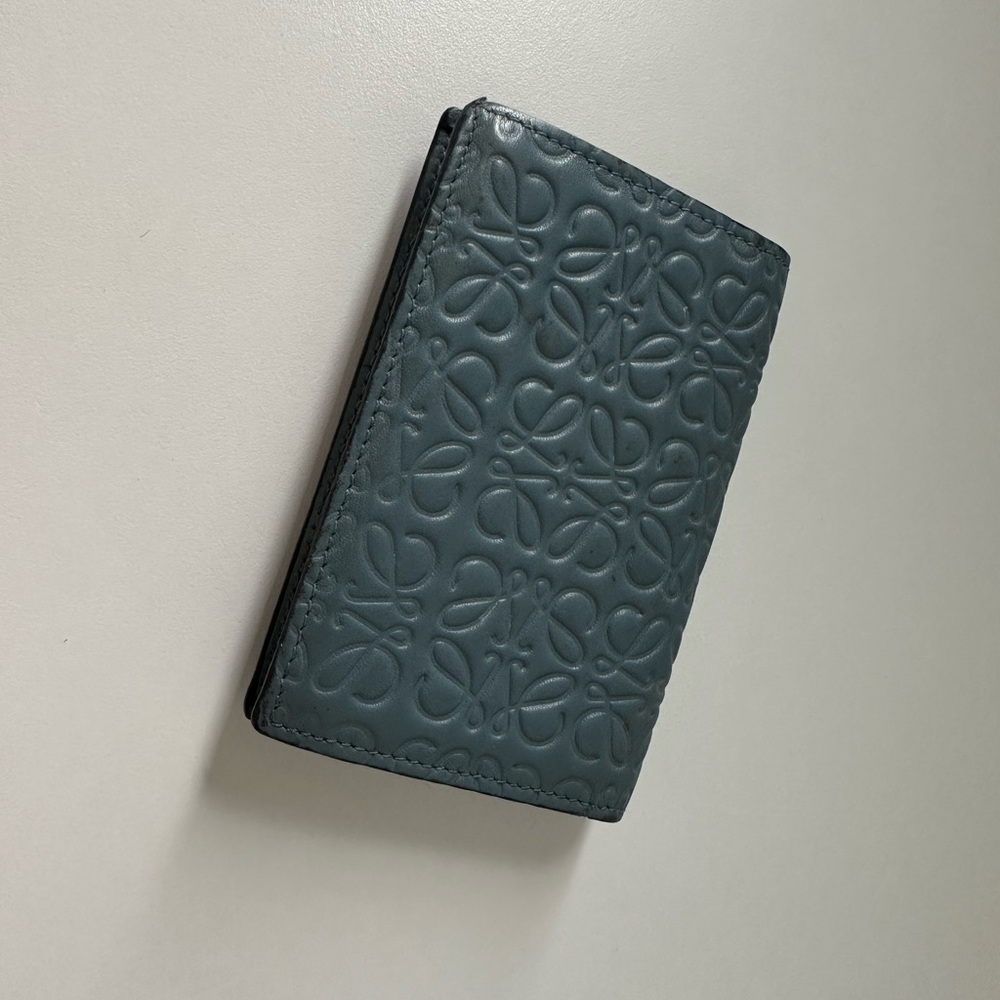 loewe card case blue